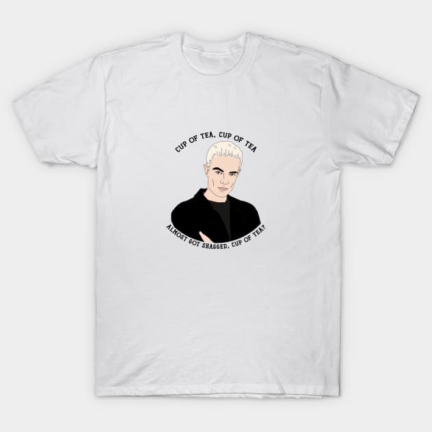 Spike Tea Quote BTVS T-Shirt by likeapeach